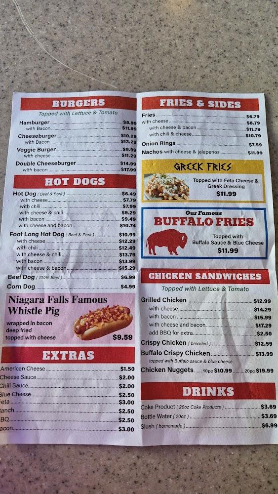 Old Falls Street Burgers Menu image 1